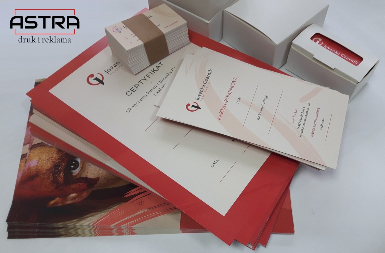 Drukarnia Kraków Astra Ksero Wizytówki Bony Podarunkowe Vouchery Karty Rabatowe Na Pieczątkę