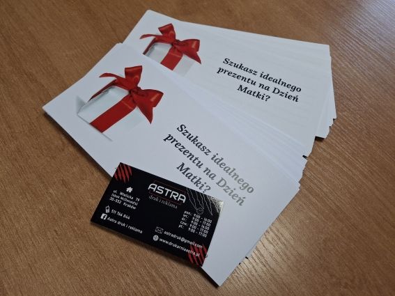 Drukowanie Voucherów Podarunkowych Druk Bonów Bony Kraków Astradruk