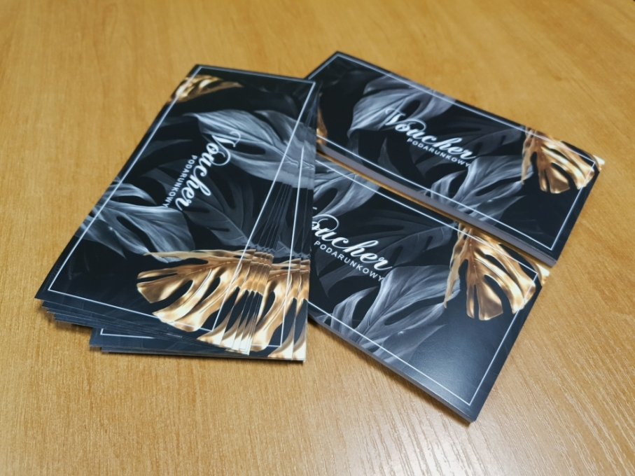 Eleganckie Vouchery Druk Voucherów Drukarnia Astra Kraków Podgórze Bony Podarunkowe