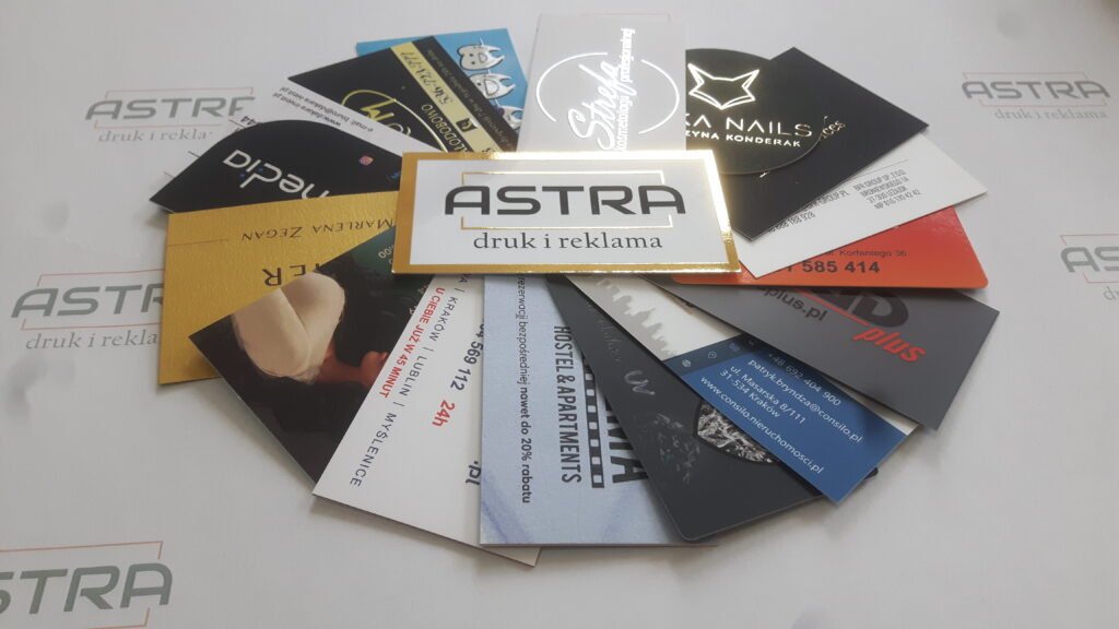Wizytówki firmowe - Astra Druk i Reklama - Drukarnia w Krakowie