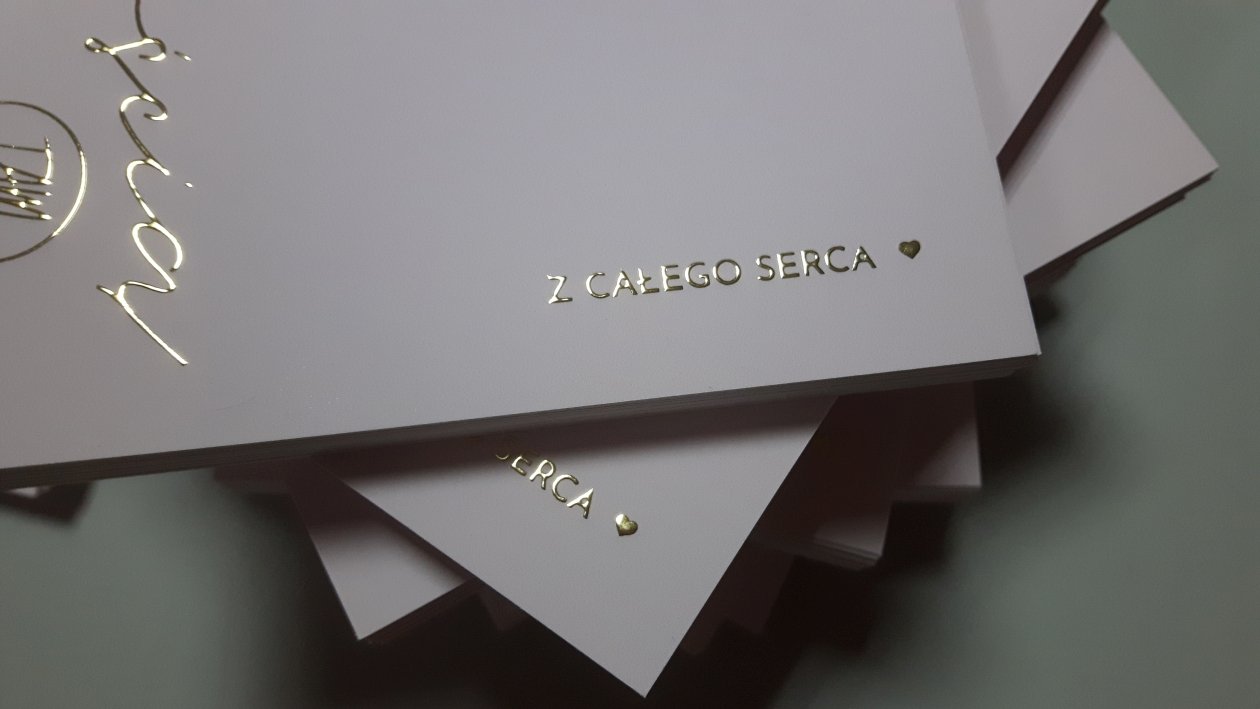 Złocone Ulotki Wizytówki Golden Business Cards Astra Druk Reklama Wielicka Kraków